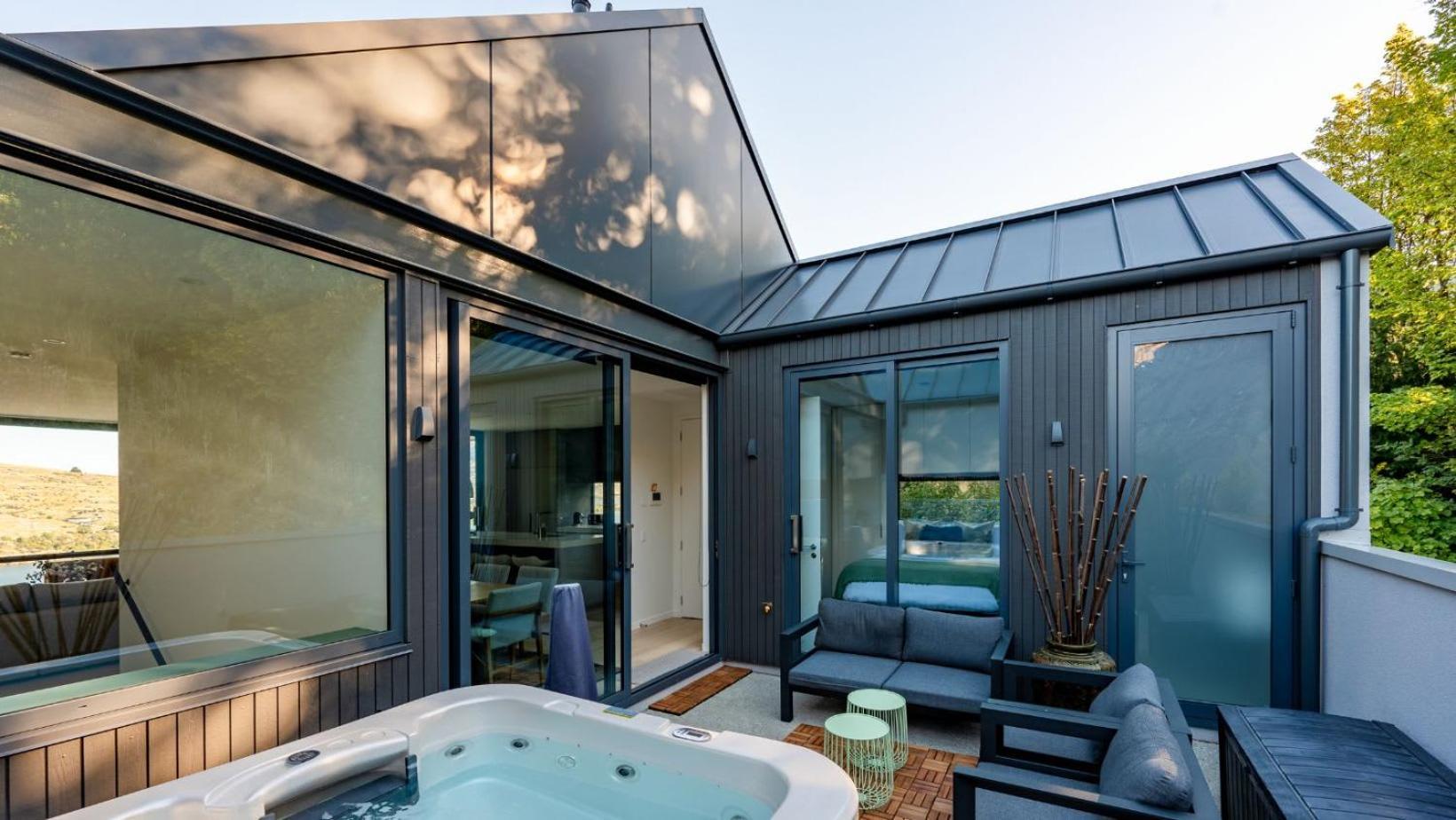 The Tiers- Hot Tub- Ac- Bbq- Free Parking Vila Queenstown Exterior foto
